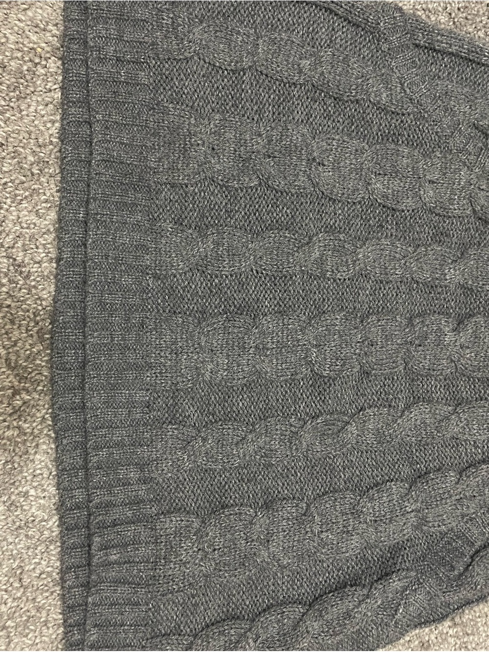 Energie Girls Gray Cable Knit Skirt